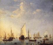 VELDE, Willem van de, the Younger Ships in the Roads